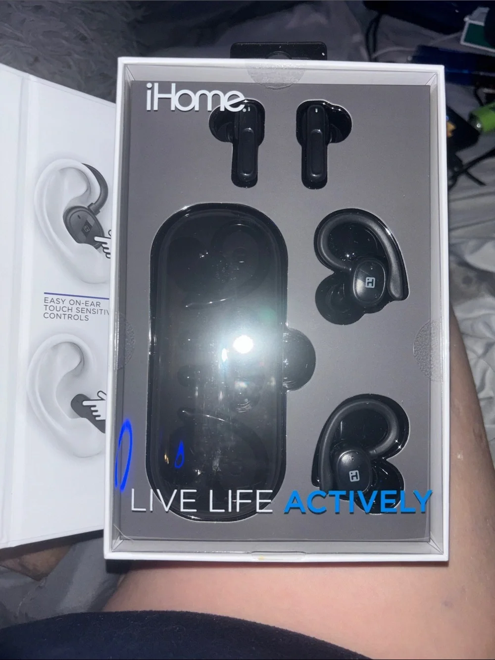 iHome XT-68 True Wireless Earbuds - Black